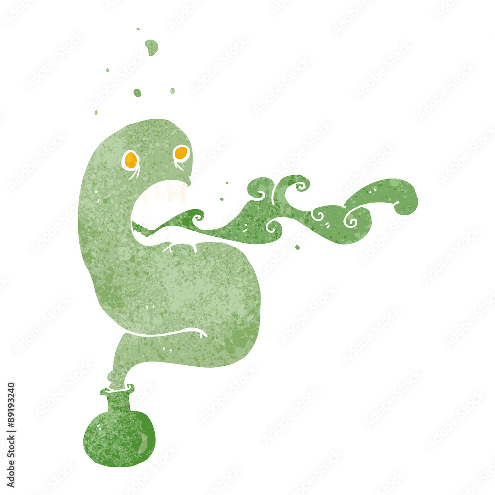 cartoon ghost in bottle cartoon ghost in bottle