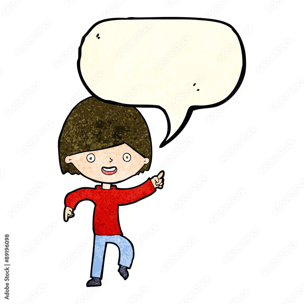 cartoon man pointing with speech bubble cartoon man pointing with speech bubble