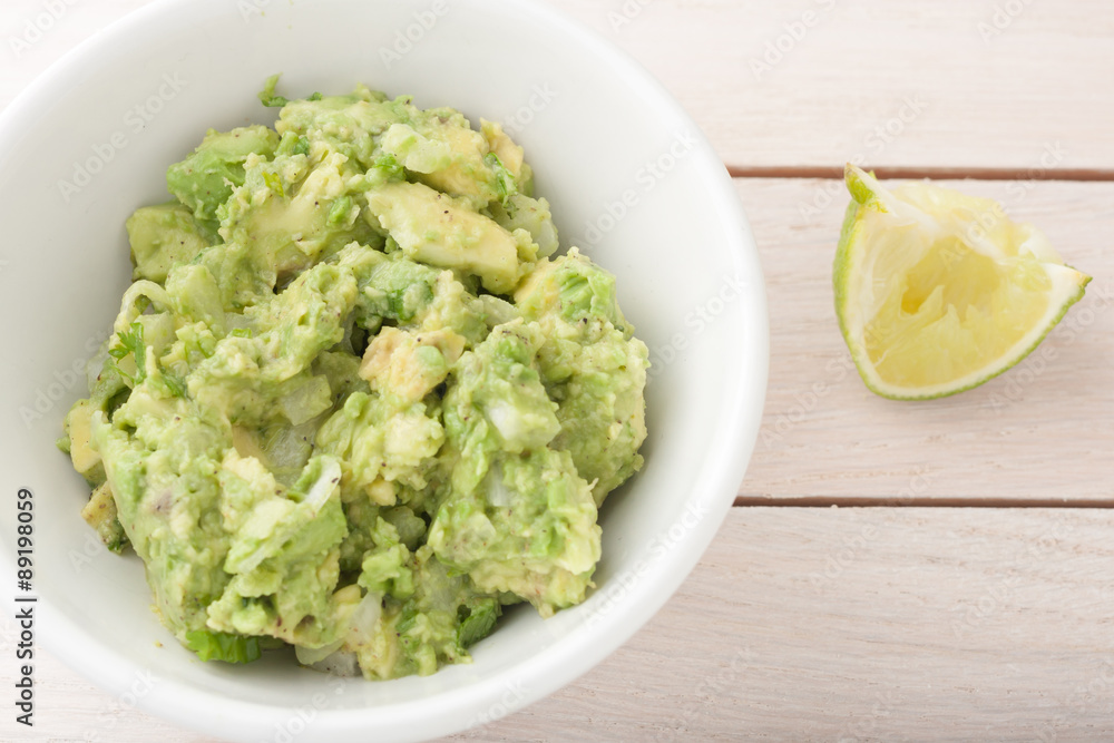 fresh guacamole - chopped avocado with onion, cilantro and lime fresh guacamole - chopped avocado with onion, cilantro and lime