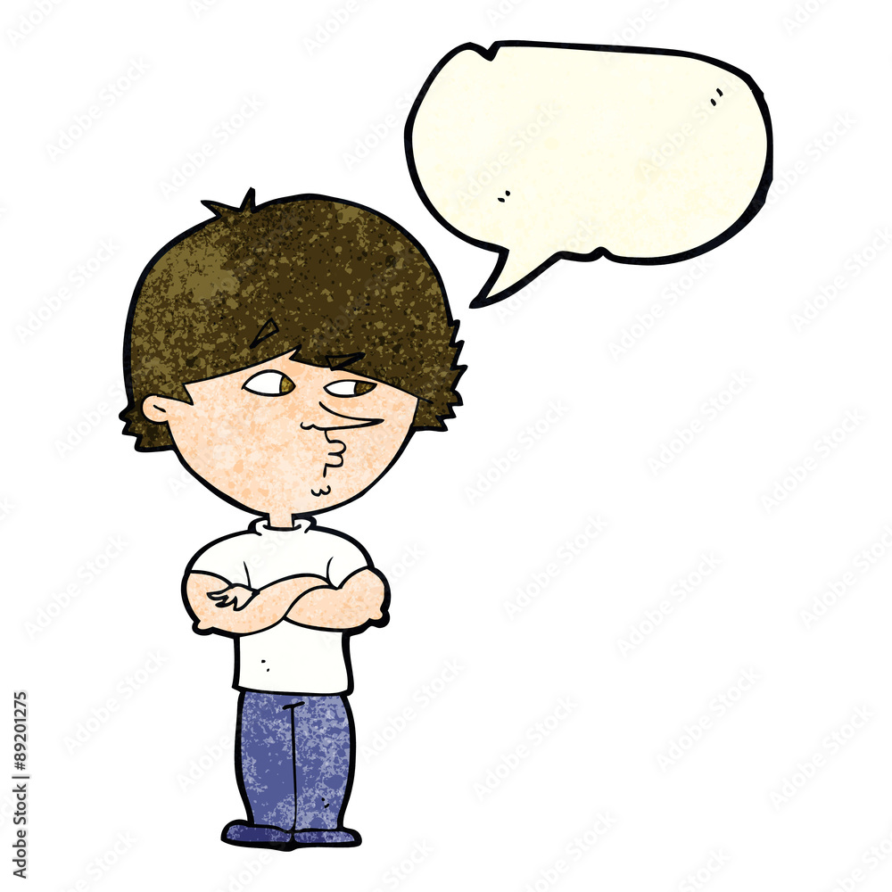 cartoon suspicious man with speech bubble cartoon suspicious man with speech bubble