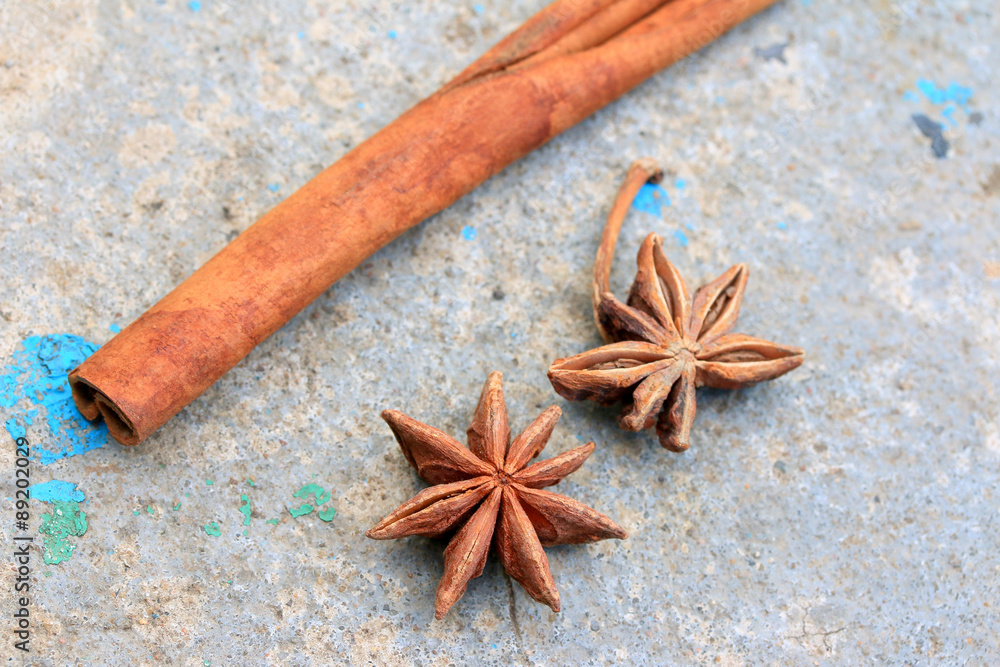 star anise and cinnamon star anise and cinnamon