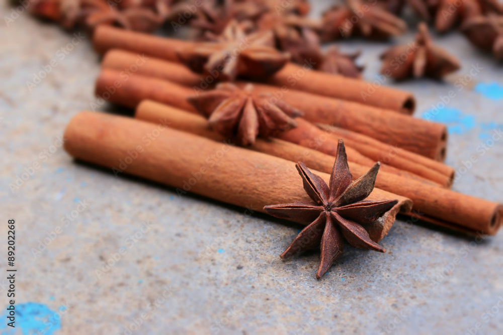 star anise and cinnamon star anise and cinnamon