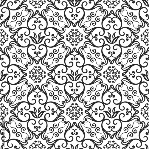 Black Ornament Pattern