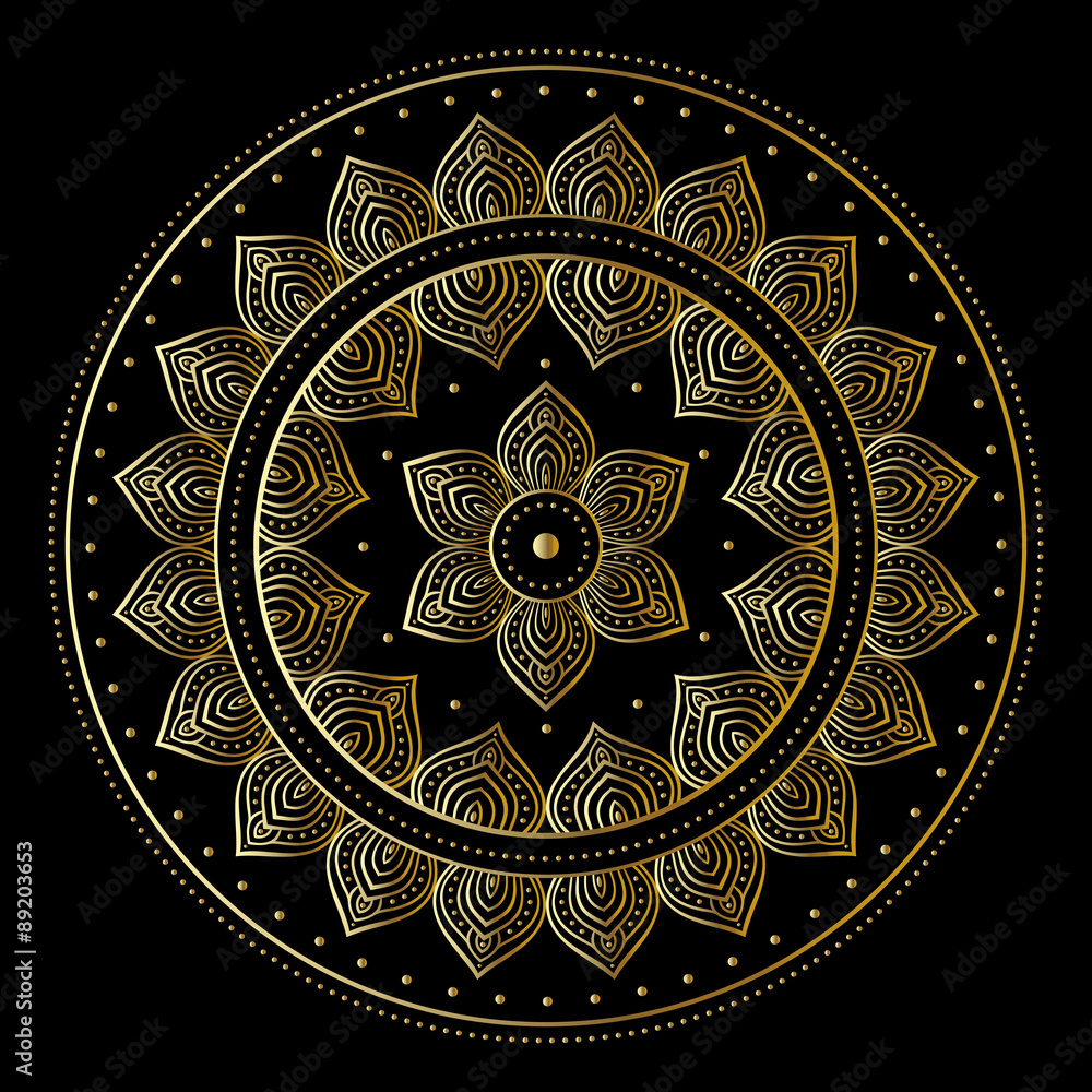 Gold mandala Gold mandala