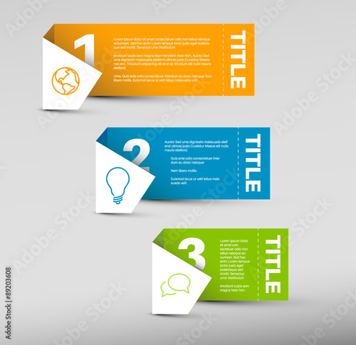 Vector Paper Progress background / product choice or versions