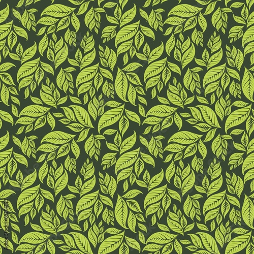 Green Leafs Pattern