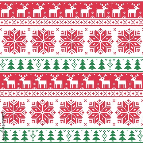 Christmas Knitted Pattern