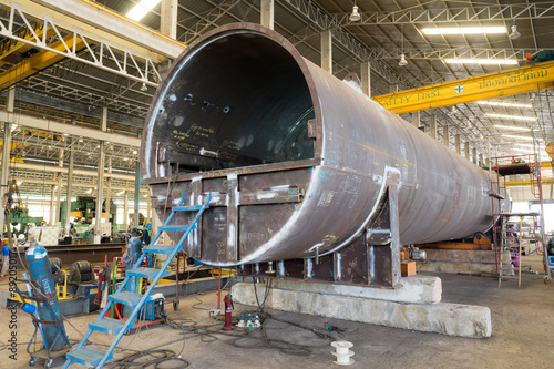 Fotografie Pressure vessel fabrication