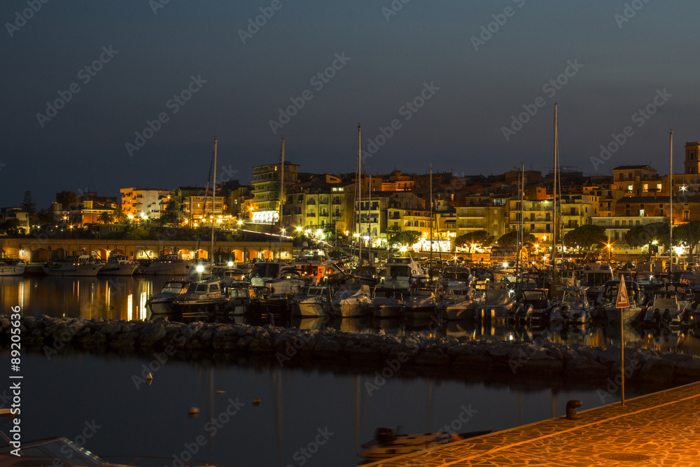 Obraz premium Night port
