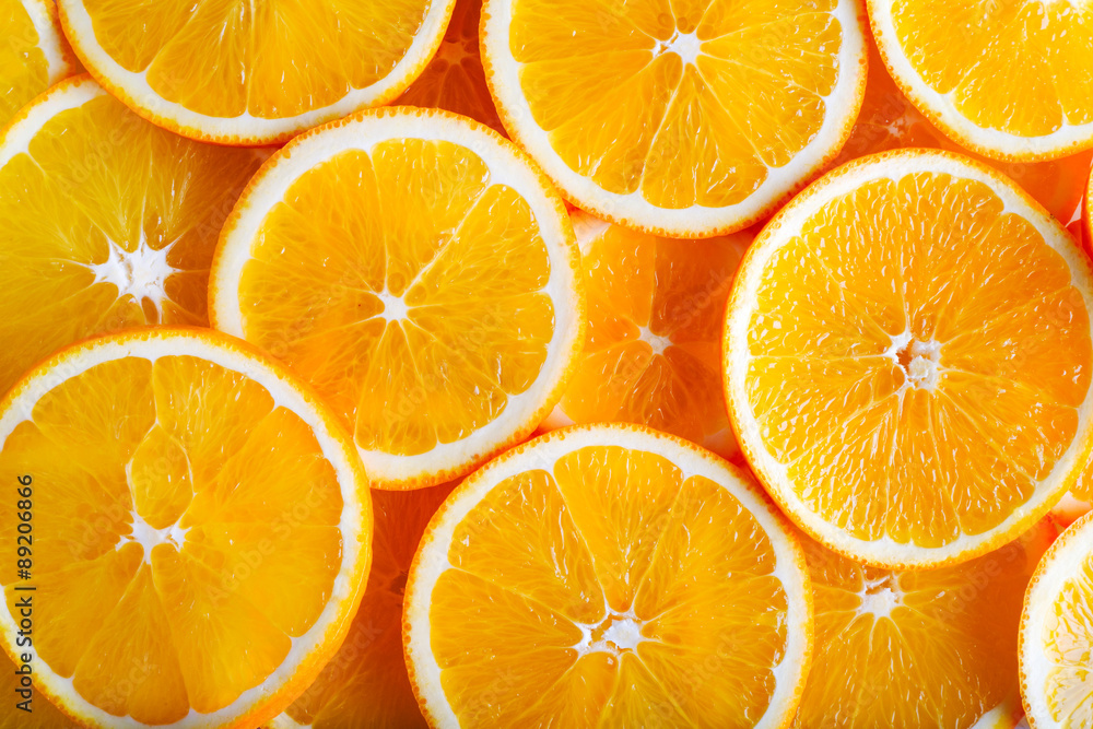 Oranges slices background Oranges slices background