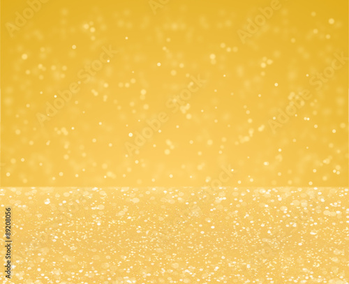 Abstract golden glitter vintage lights background