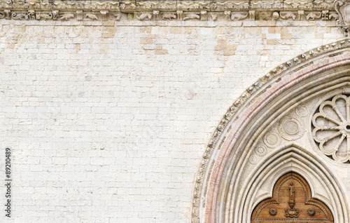 Photos Wall and upper door of a renesance cathedral