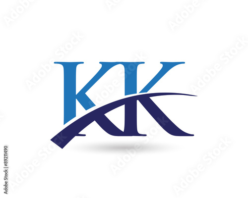 KK Logo Letter Swoosh