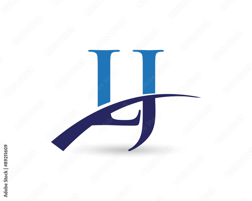 LJ Logo Letter Swoosh LJ Logo Letter Swoosh