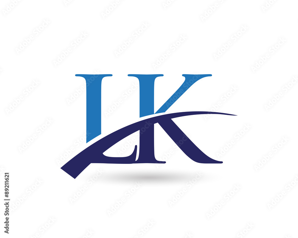 LK Logo Letter Swoosh LK Logo Letter Swoosh