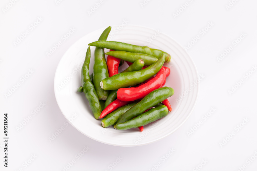 chili pepper isolated on a white background chili pepper isolated on a white background