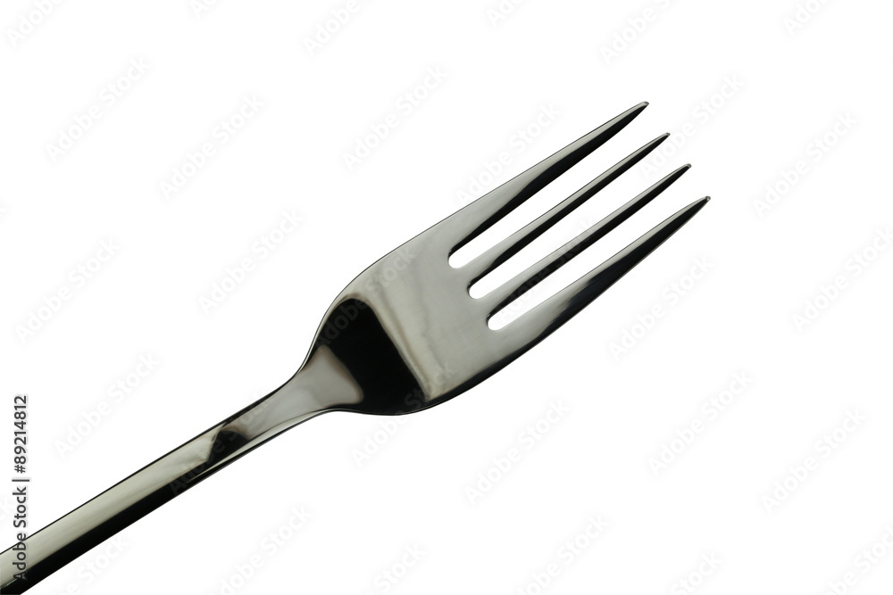 Silver Fork isolated on white. Silver Fork isolated on white.