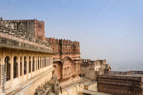 Meherangarh fort in jodhpur, rajasthan photo