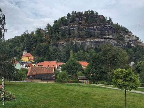 oybin mit bergkirche photo