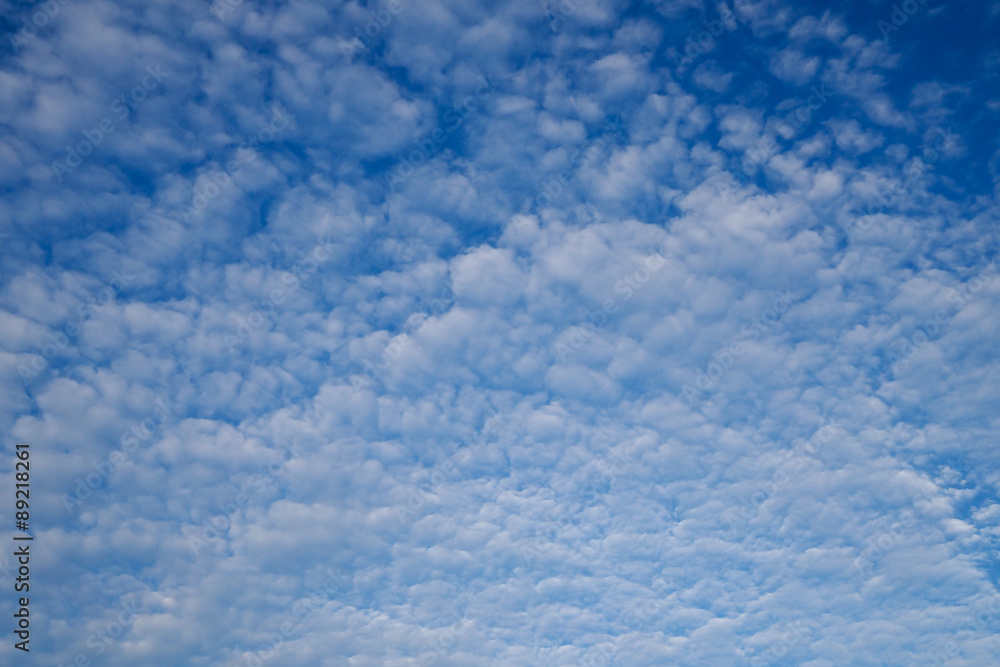 White clouds and blue sky White clouds and blue sky