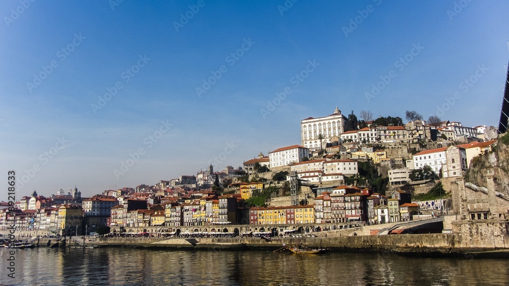 old town of porto in northern portugal