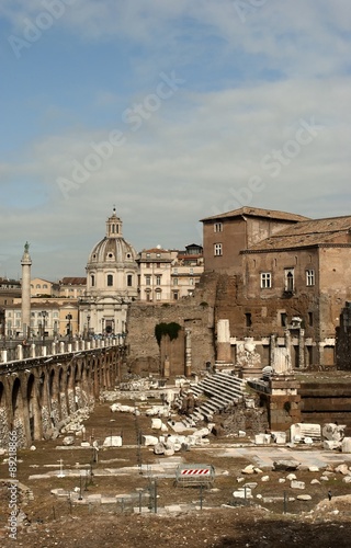 Restos arqueológicos de la ciudad de Roma