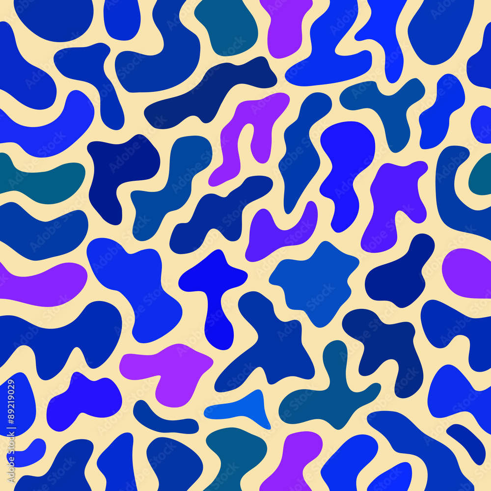 Fototapeta premium abstract vector chaotic spotted seamless pattern