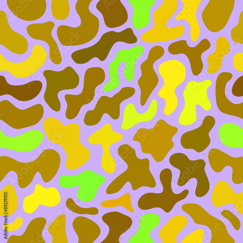 abstract vector chaotic spotted seamless pattern