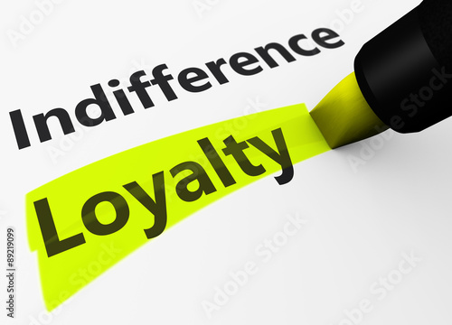 Business Loyalty Marketing Concept