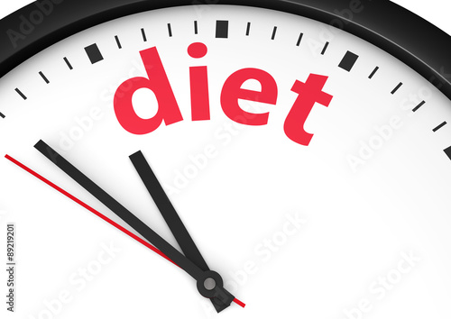 Time For Diet Concept