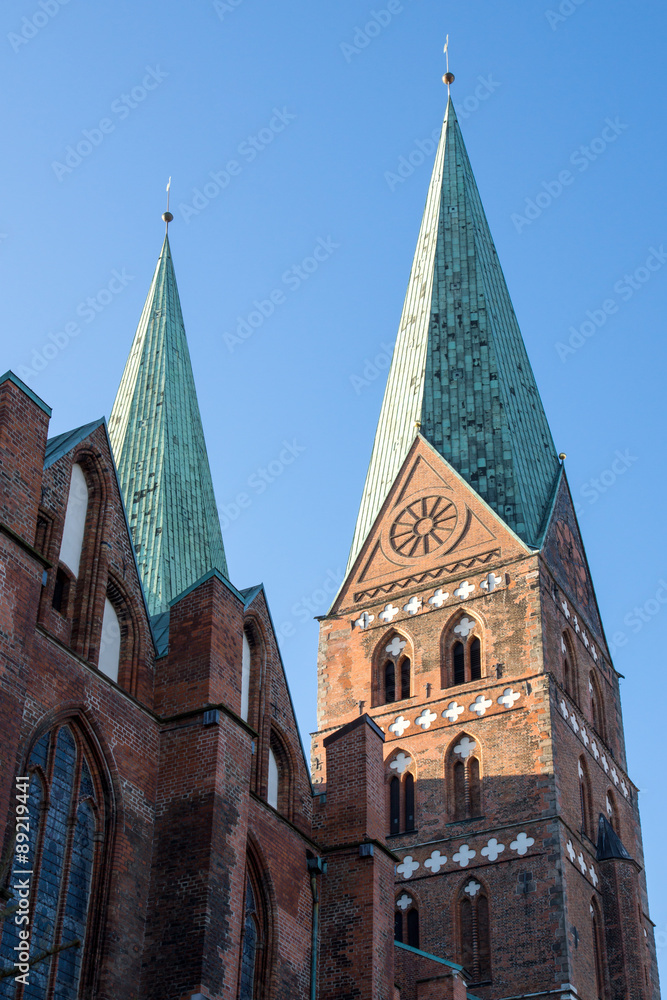 Marienkirche in Lübeck, Deutschland