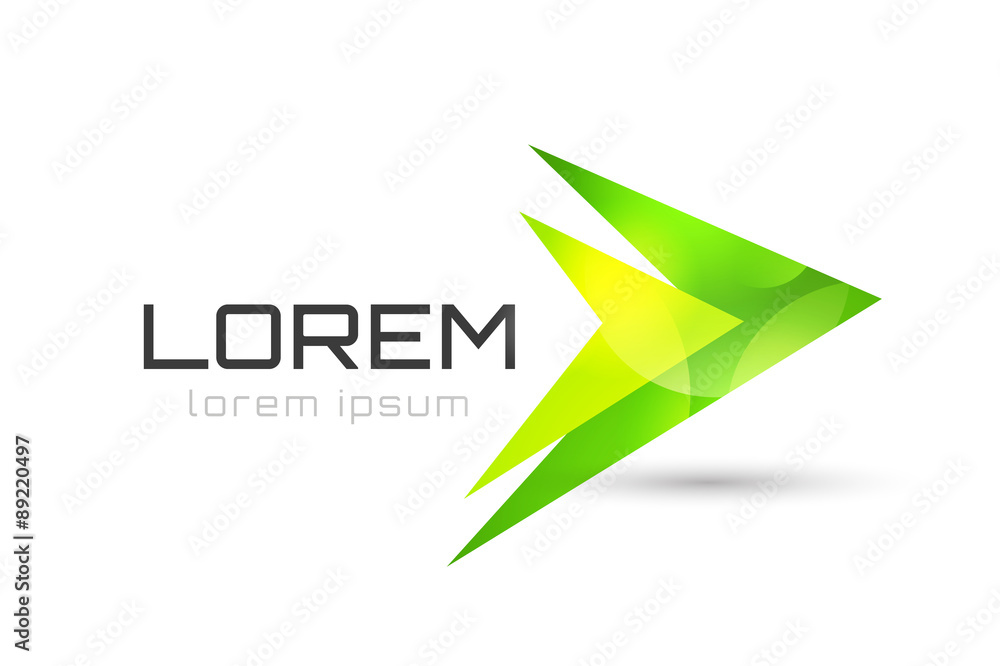 Arrow abstract logo vector template. Web or app symbol, cursor Arrow abstract logo vector template. Web or app symbol, cursor
