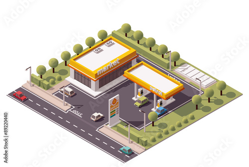 Vector isometric filling station