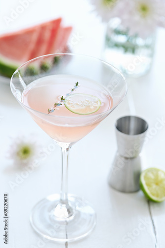 A delicious watermelon cocktail