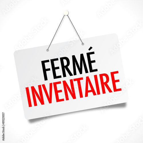 Fermé inventaire