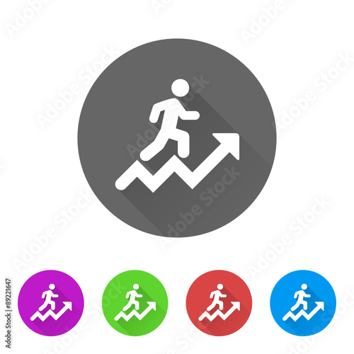 App Icon Long Shadow - 5 Colors