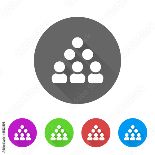 App Icon Long Shadow - 5 Colors
