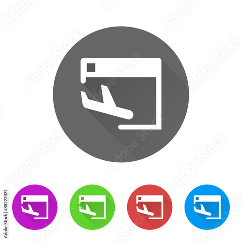 App Icon Long Shadow - 5 Colors