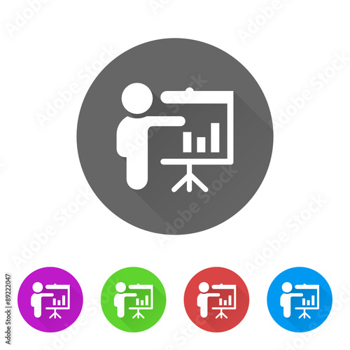 App Icon Long Shadow - 5 Colors