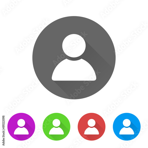 App Icon Long Shadow - 5 Colors