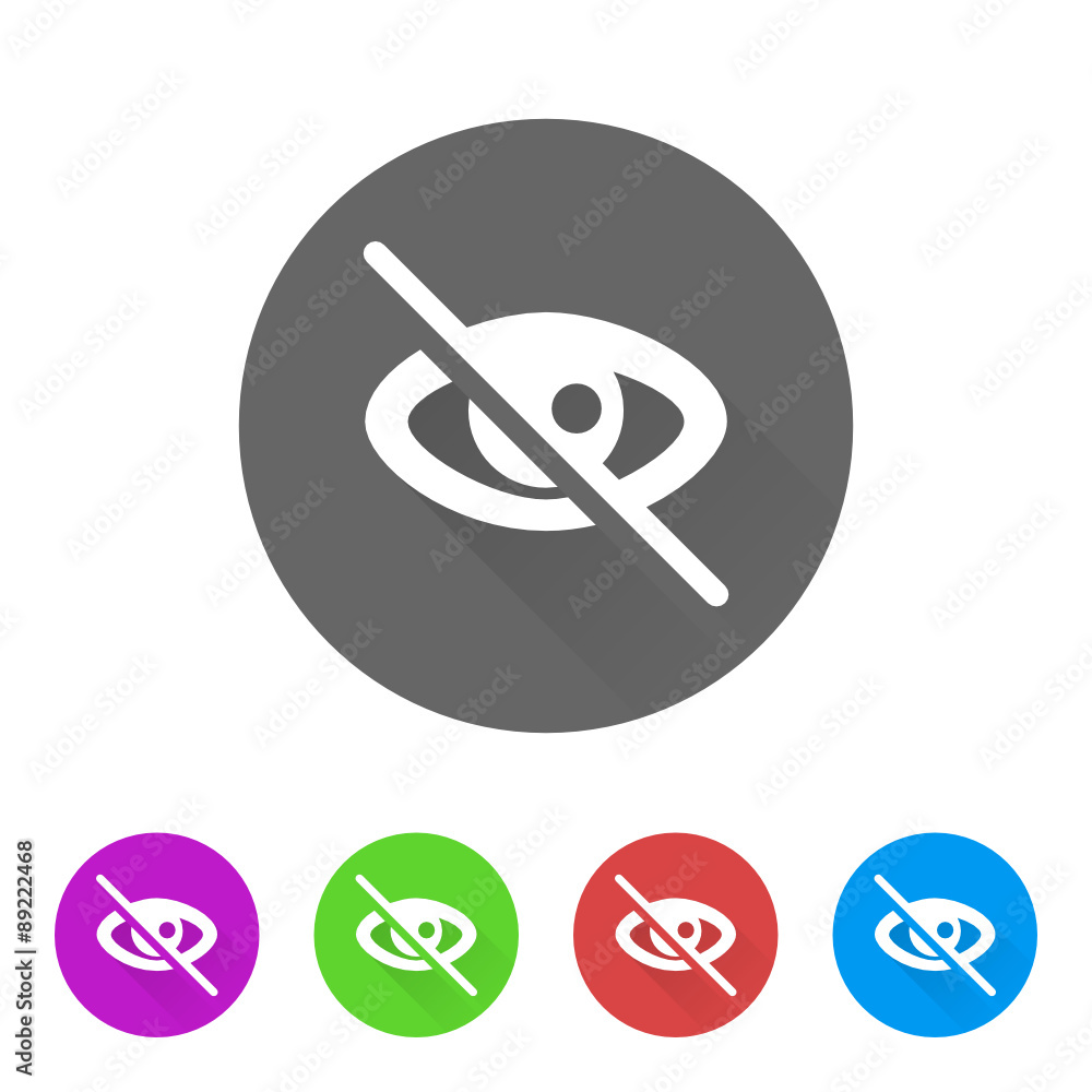 App Icon Long Shadow - 5 Colors App Icon Long Shadow - 5 Colors