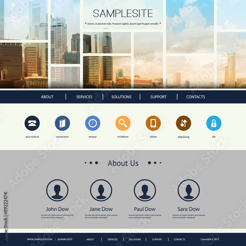 Website Design for Your Business with Singapore Skyline