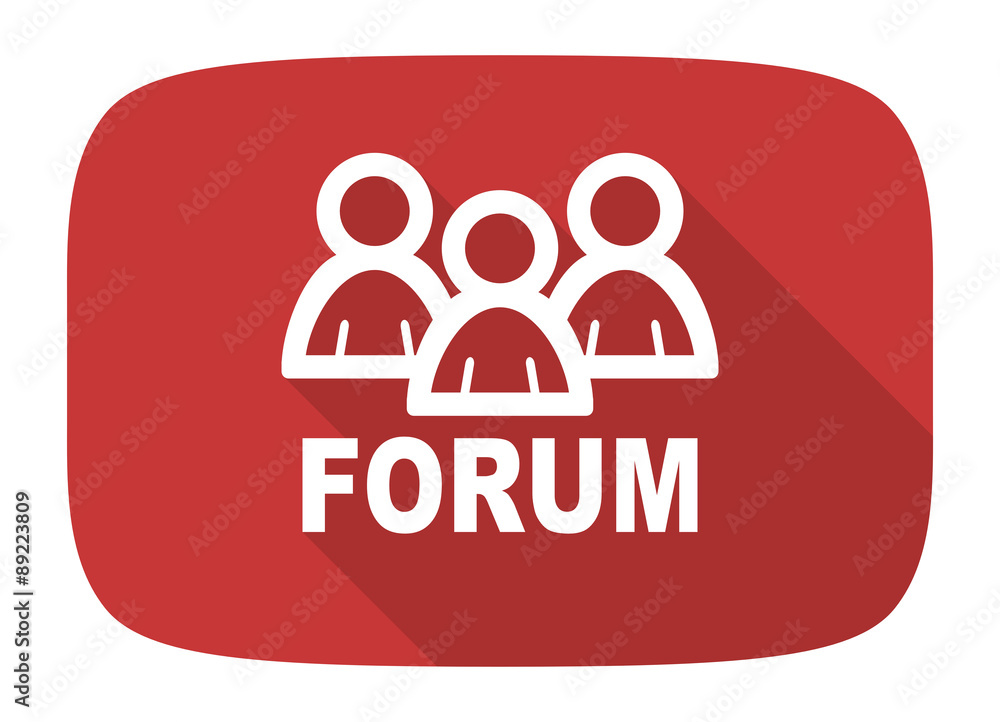 forum flat design modern icon forum flat design modern icon