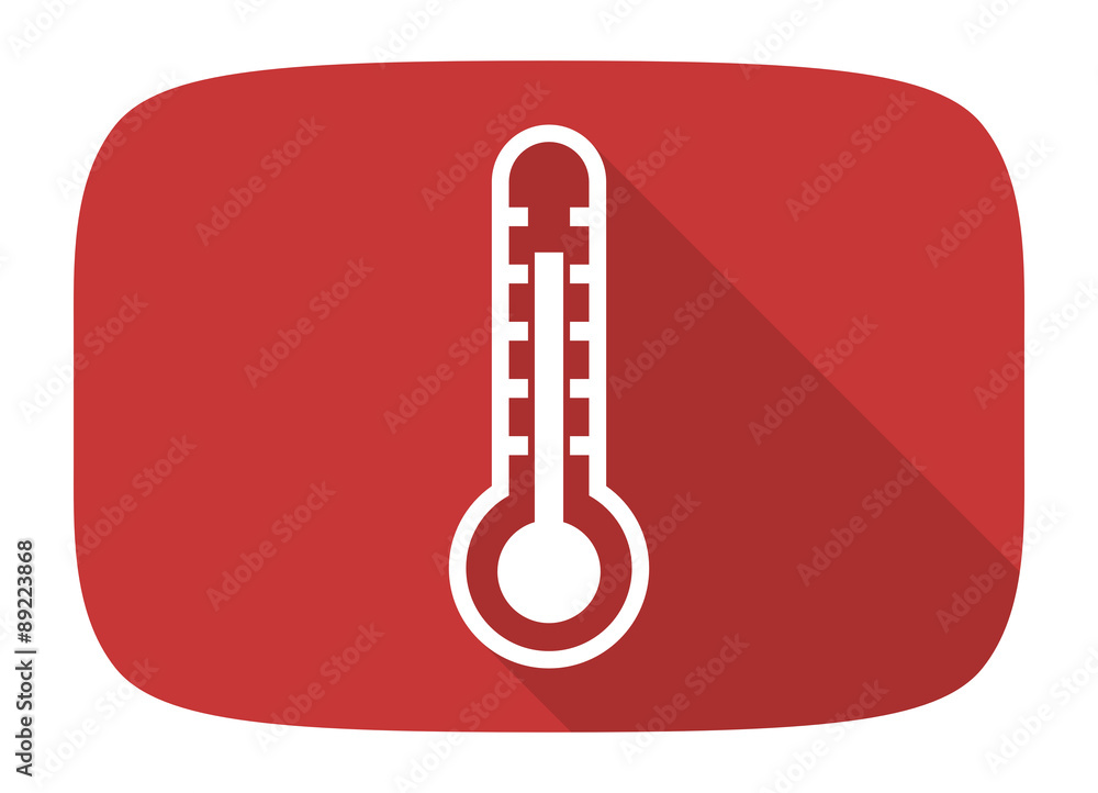 thermometer flat design modern icon thermometer flat design modern icon