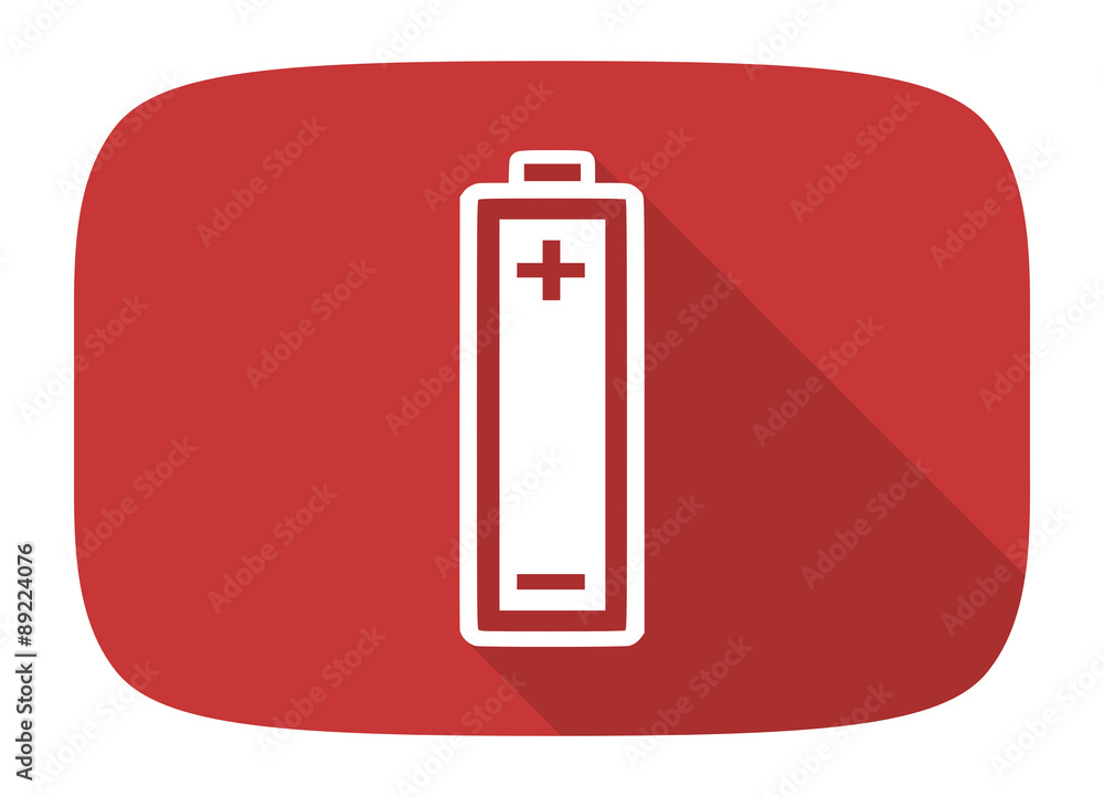 battery flat design modern icon battery flat design modern icon