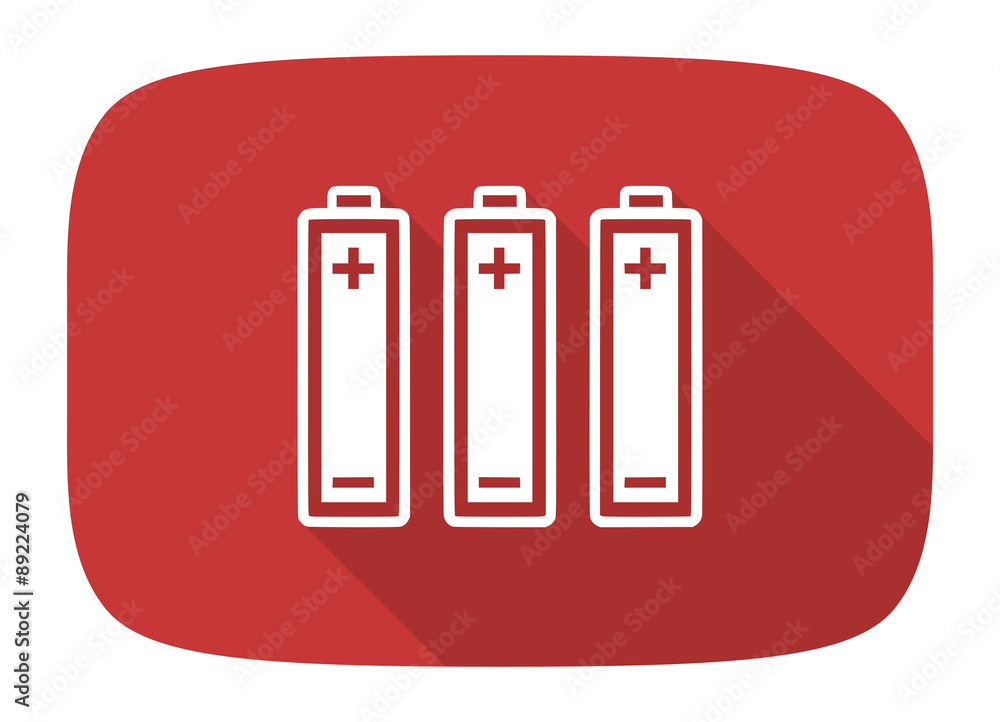 battery flat design modern icon battery flat design modern icon