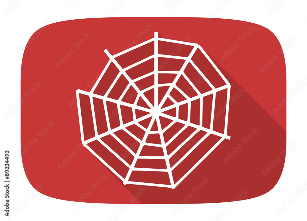 spider web flat design modern icon spider web flat design modern icon
