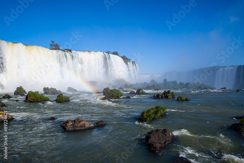 Iguazu water falls in Brazil