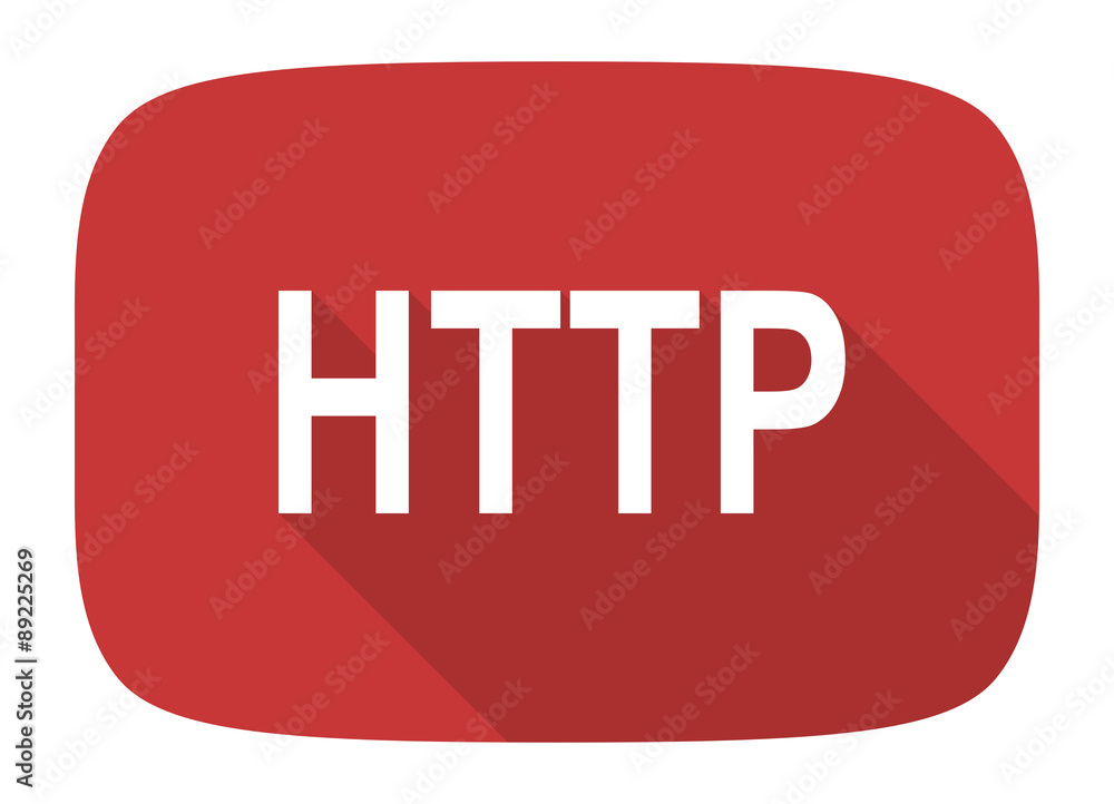 http flat design modern icon