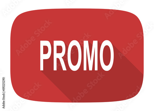 promo flat design modern icon